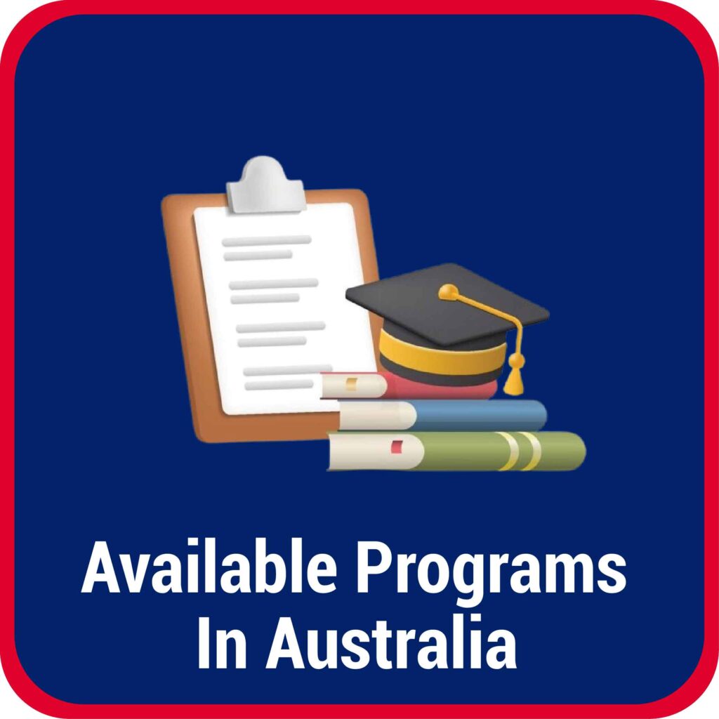 Available programs in Australia