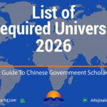 List of CSCA Exam required Universities for 2026