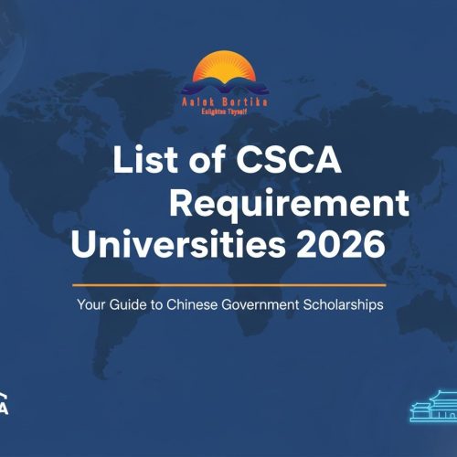 List of CSCA Requirement Universities 2026 for Chinese Government Scholarship Bachelor's Degree